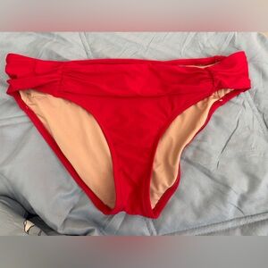 J. Crew Red Swim Bottoms